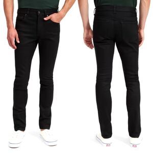 Everlane The Skinny Fit Jean High Rise Denim Pants Black Men's 40x30 NWT